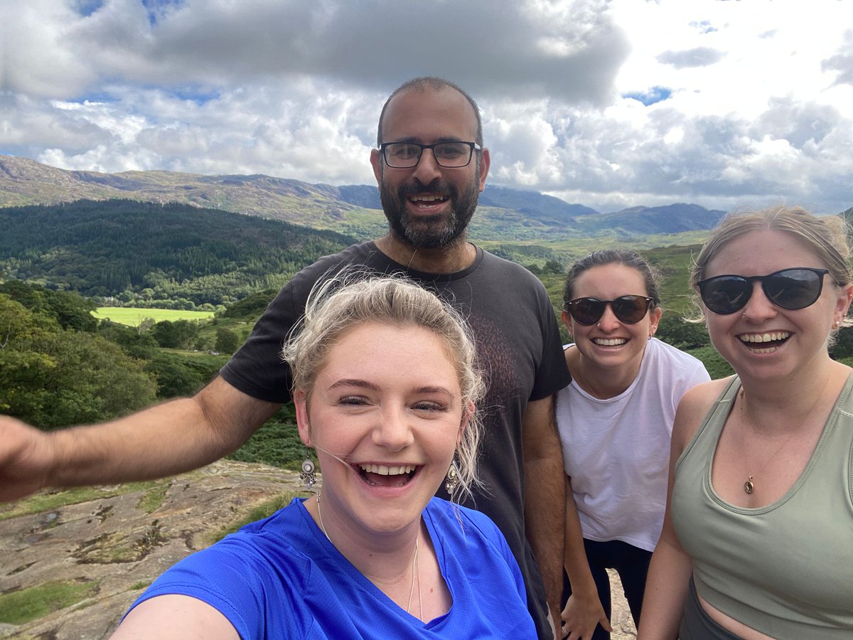 PA_Latham's tweet photo. There is nothing better than a TEP trip to Snowdonia National Park before year 2 training begins!
#twittereps #LlwybrWatkinPath #TEPTrips #DEdPsy #Snowdonia https://t.co/oYsRkMv6c0