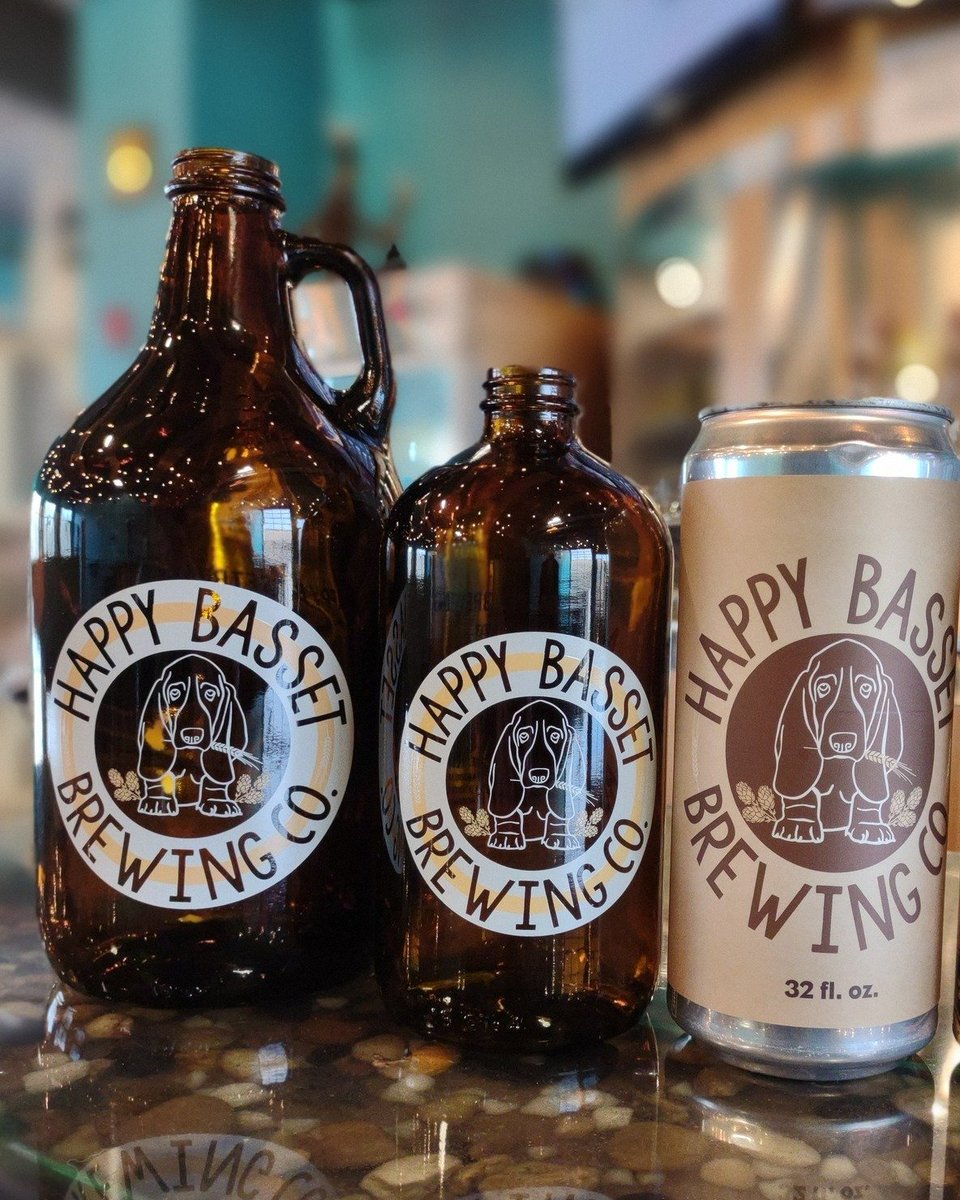 HappyBasset's tweet photo. Welcome to Monday! Come in and see us today for $1 off all 16 and 13 oz drafts! Make sure to try our beer of the month, the Rare Breed Wheat. Too tired to sit and stay? Take your favorite craft beer with you! We have crowlers, growlers, howlers available for you to take home!! https://t.co/AmLawdRcWP