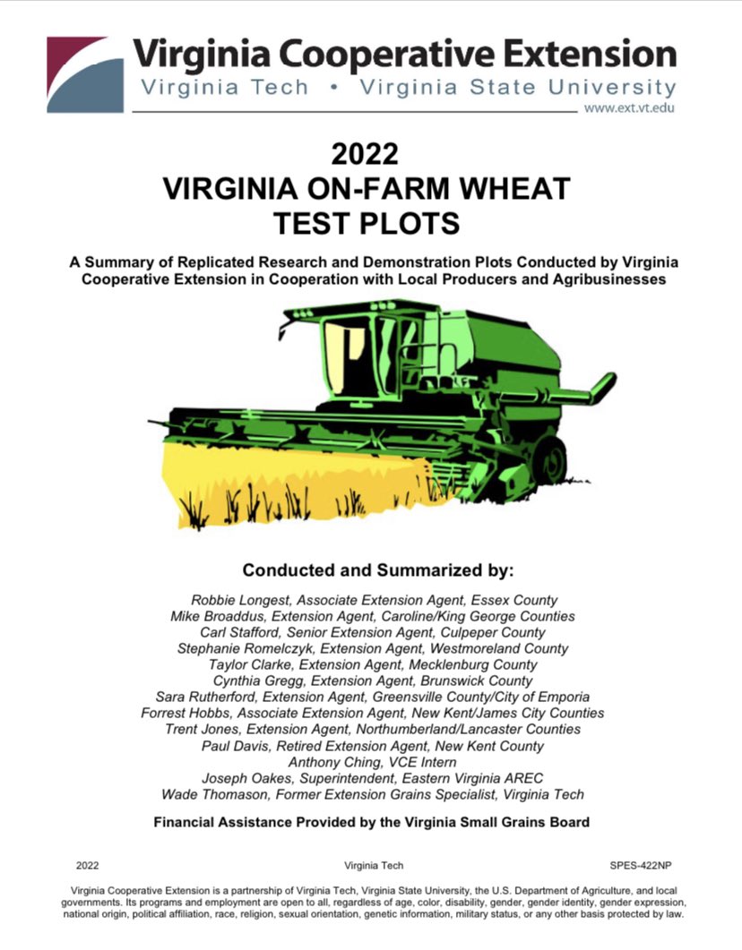 Eastern Virginia Ag Research & Extension Center on Twitter "The 2022