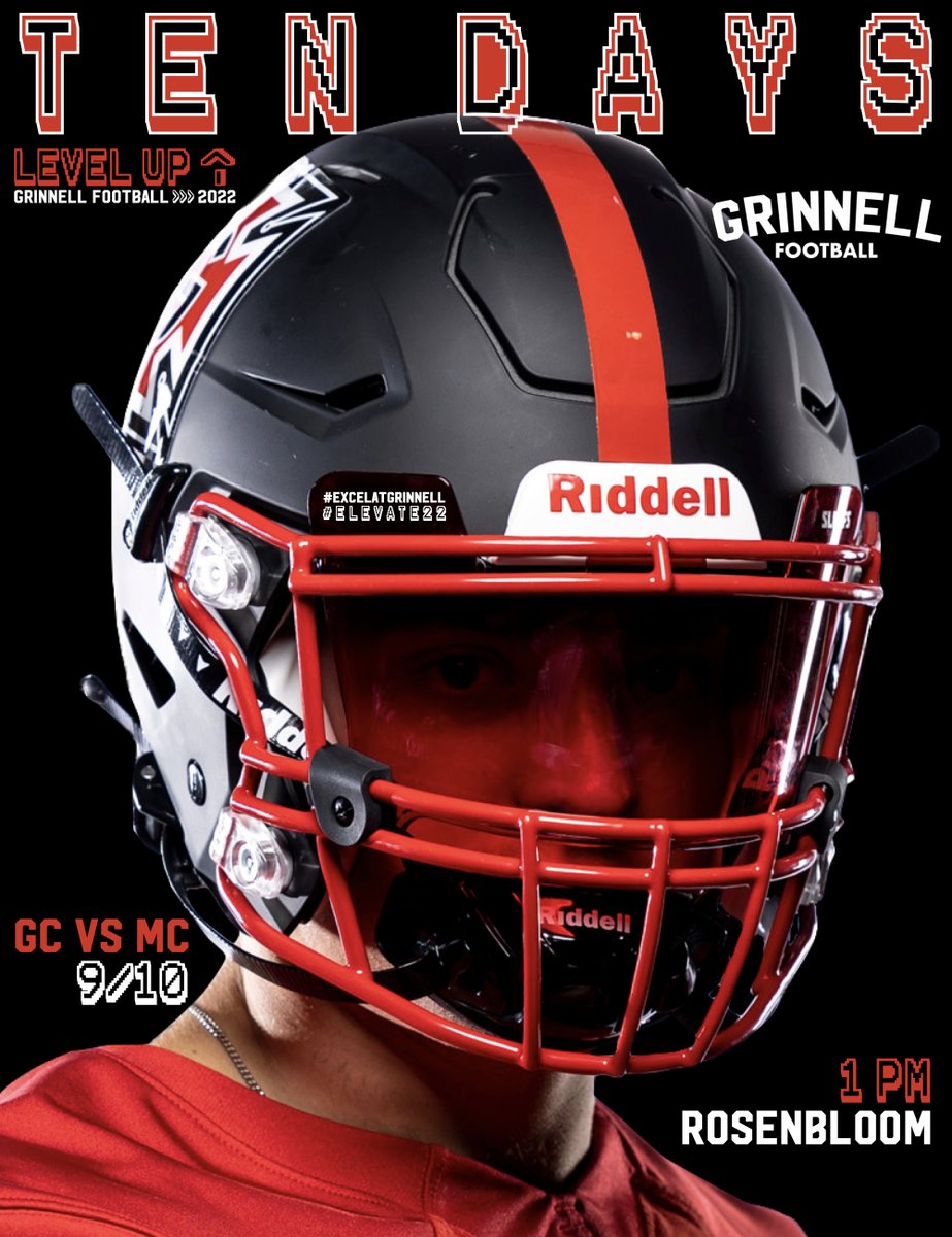 TEN DAYS!

#ExcelatGrinnell #ELEVATE22