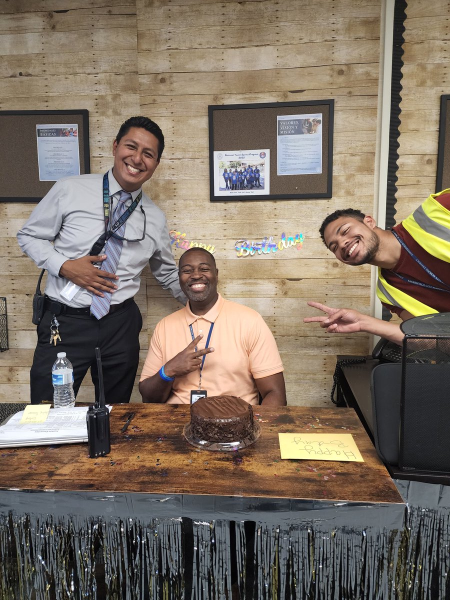 Franklin appreciates our Youth Service Specialist.  Happy Birthday Mr. Bethea.  You make a difference at Franklin!