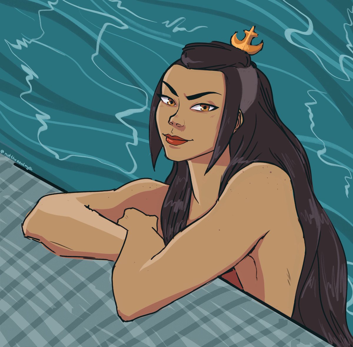 nottherealmyth's tweet photo. mulletzula time #atla #AvatarTheLastAirbender #azula https://t.co/GPUFloaj99