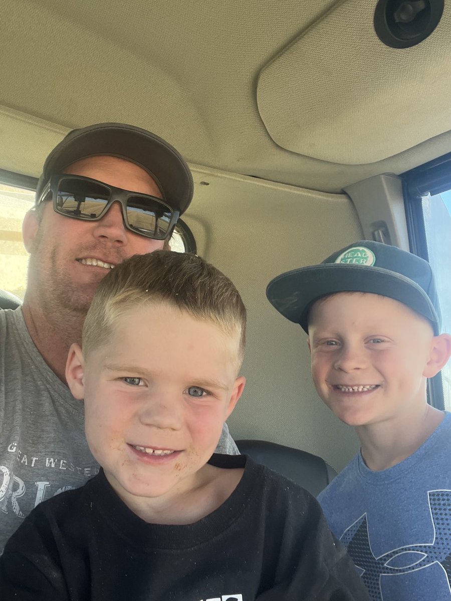 The boys don’t seem to care it’s 20 bushel durum!