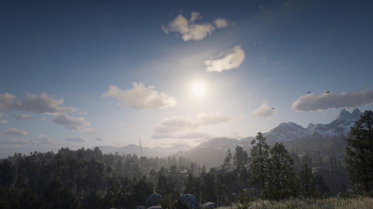 A cold view