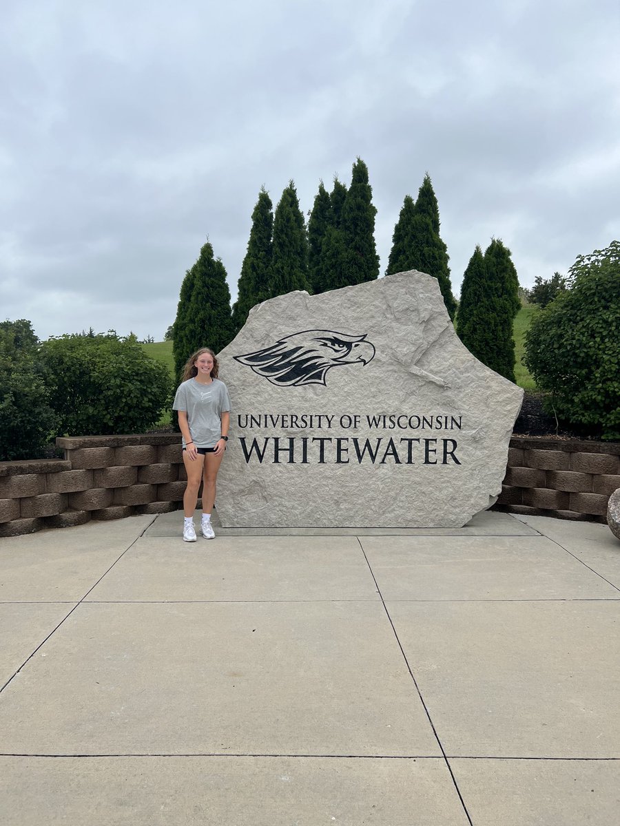 After a great visit at UW Whitewater, I’m excited to say that I have received an offer to play for <a href="/UWWWomensHoops/">UW-Whitewater Women's Basketball</a> ! Thank you Coach Carollo, Coach Hammer, and Coach Jenna for an awesome day!