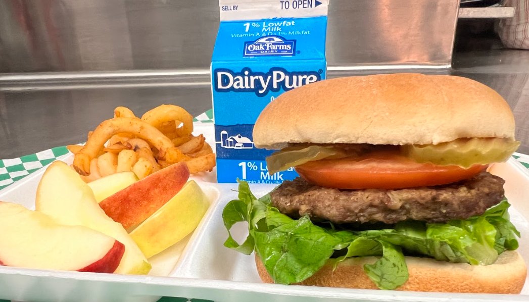 🍅 Our new Vegan Burger hit all traditional high school menus today!  Check it out every Monday on the American Grill!  We are also offering it at Memorial High School every Tuesday! 

#icantbelieveitsnotmeat #plantbased #veganoptionsavailable #TheGISDEffect #fuelingstudents