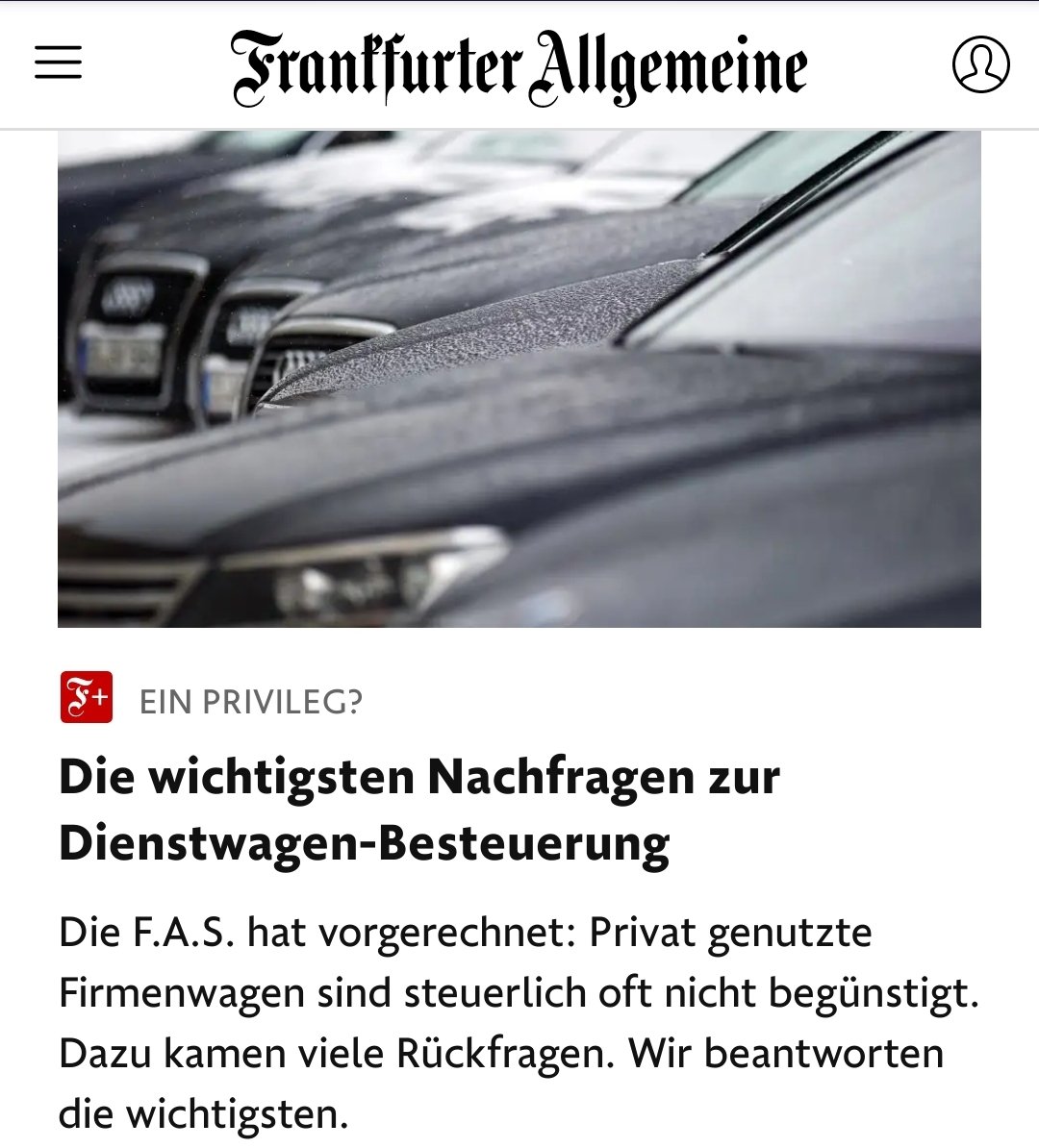 Befix1's tweet photo. Aus der FAZ am 29. August:
Ob da ein Zusammenhang besteht? https://t.co/7b7A7r1d7i