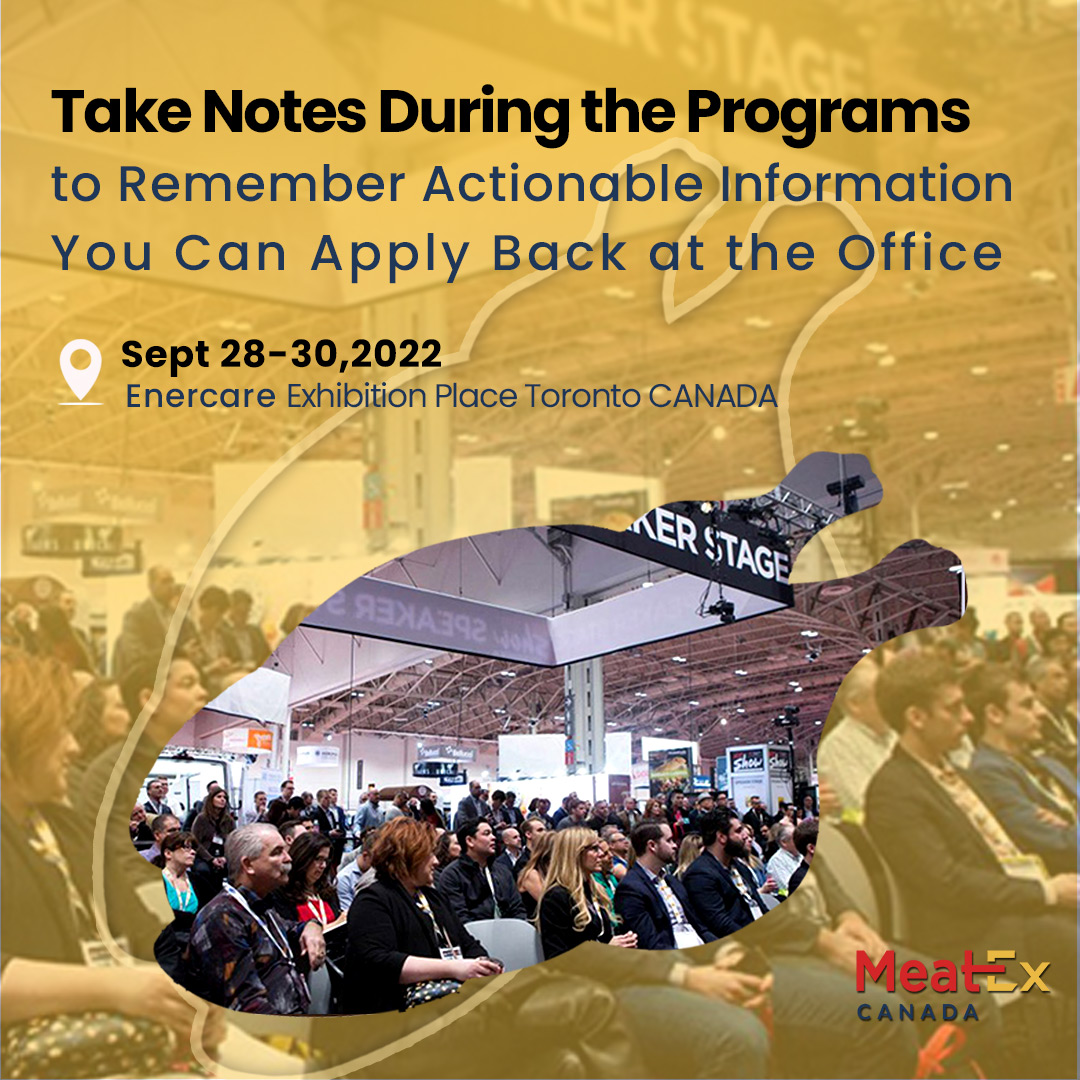 MeatExCa's tweet image. Top 3 ways to benefit from MeatEx Canada programs in 2022
linkedin.com/feed/update/ur…
Get your MeatEx Canada ticket now at tinyurl.com/MEXCA22.
#MeatExCanada #MeatEx #meatexhibition #meatshow #iffa2022 #meatindustry #meatprocessing #meatbusiness #abattoir #slaughterhouse #butcher