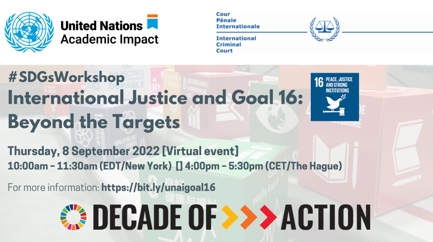 UNHOP's tweet photo. The Holocaust reminds us of the critical importance of just and strong institutions in protecting human rights and dignity for all.
On 8 Sep, join @ImpactUN @IntlCrimCourt for an #SDGWorkshop on international justice in the context of the #2030Agenda.
🔗https://t.co/uW4bKWkFkV https://t.co/KpZwqYwRIX