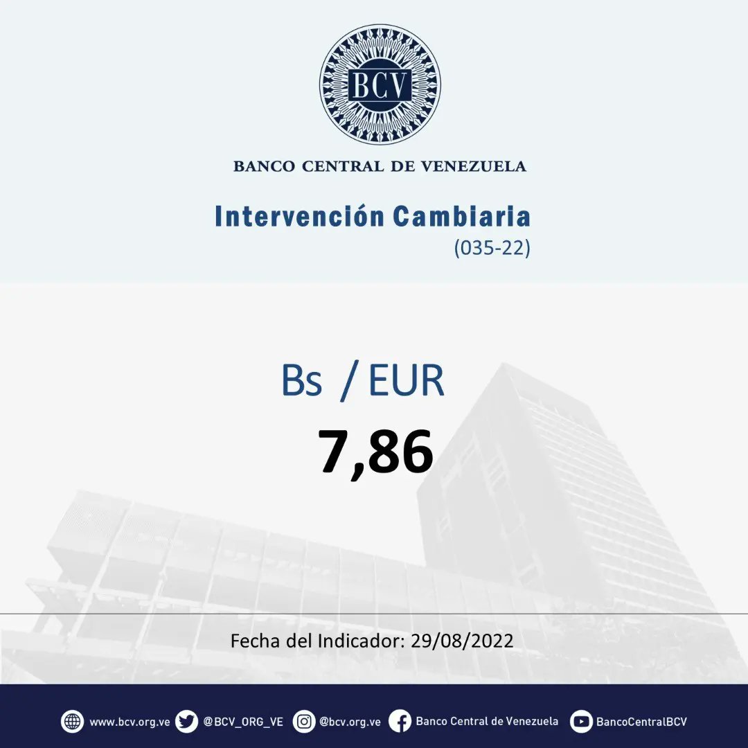 Banco Central de Venezuela tweet media