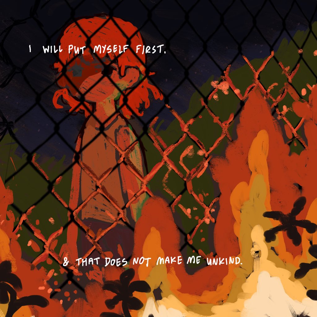 onenhillion's tweet image. a note on boundaries and kindness