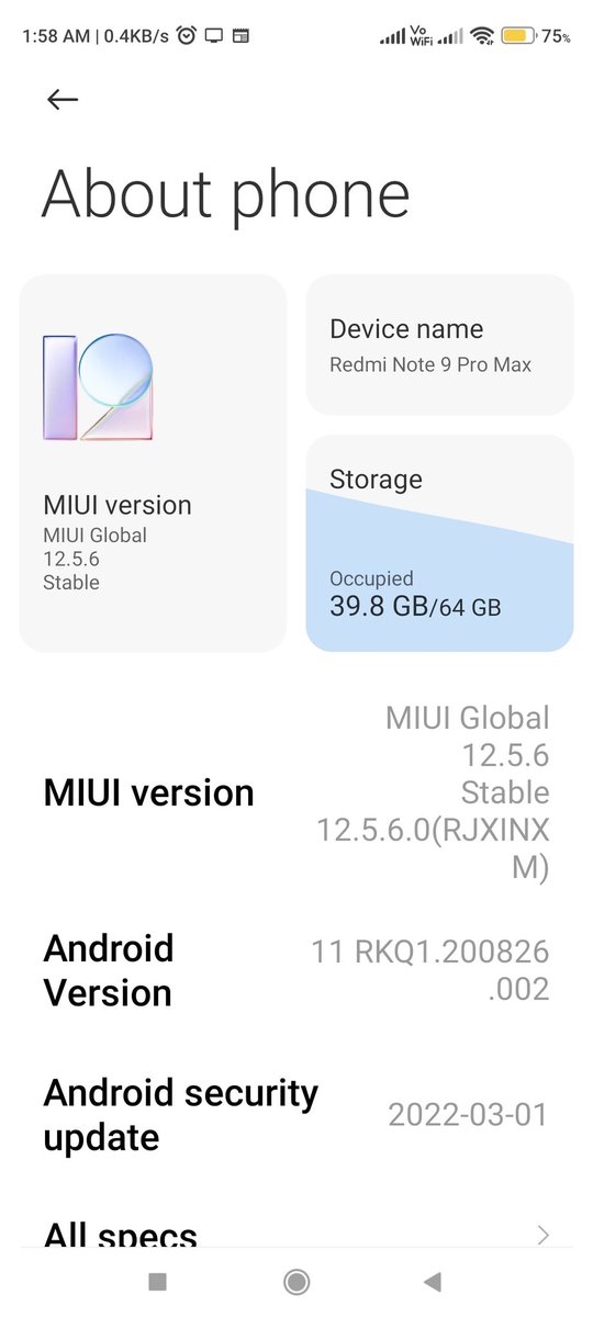monsta_zone's tweet photo. My redmi note 9 pro Max still didn't get miui 13 based on Android 12 update 😞 @RedmiIndia @MiIndiaSupport @RedmiSupportIN https://t.co/Wmx3L6zJrx
