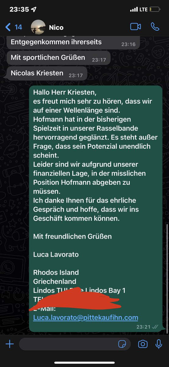 Schnitteg's tweet photo. Wenn Kickbase eskaliert. https://t.co/2wQWSLoYge
