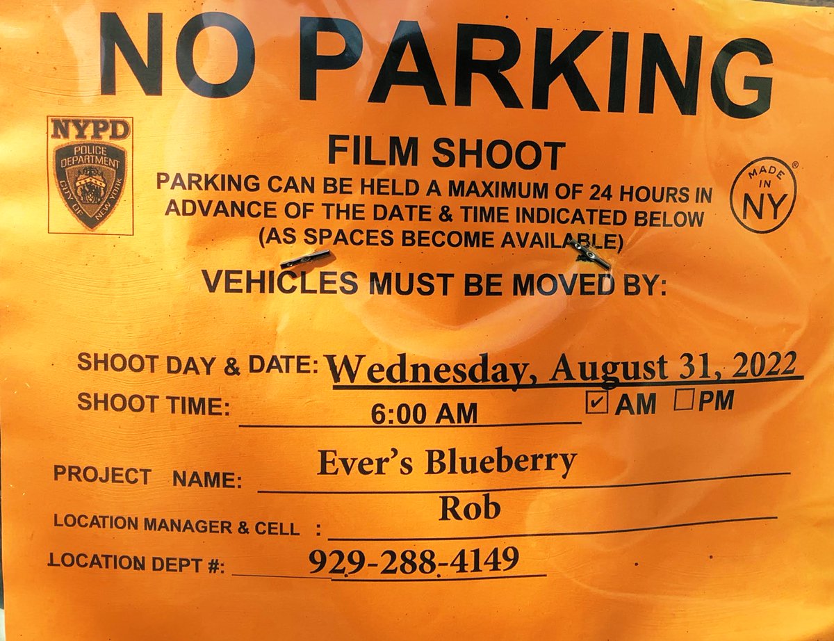 kucksuelwhan's tweet photo. #EversBlueberry aka #TheCrowdedRoom filming at/near W 135th St & Adam Clayton Powell Jr Blvd #Harlem on 8/31/22 @olv @MadeinNY @AppleTVPlus @TomHolland1996 @danielkeyes #willchase #lailarobins @NewRegency https://t.co/mvakEE5tiW