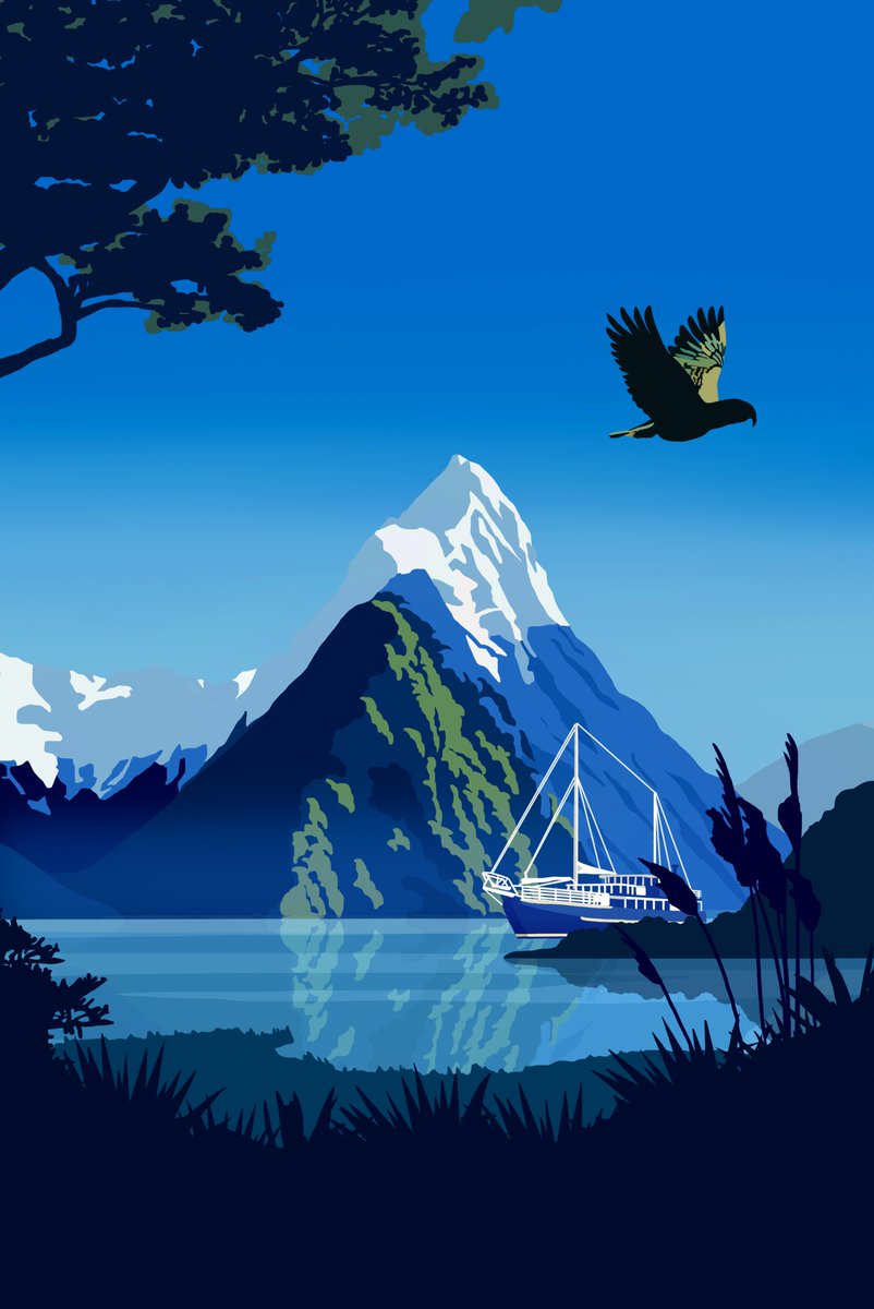 love_thy_land's tweet photo. Mitre Peak💙NZ https://t.co/SMVopJV1Zt