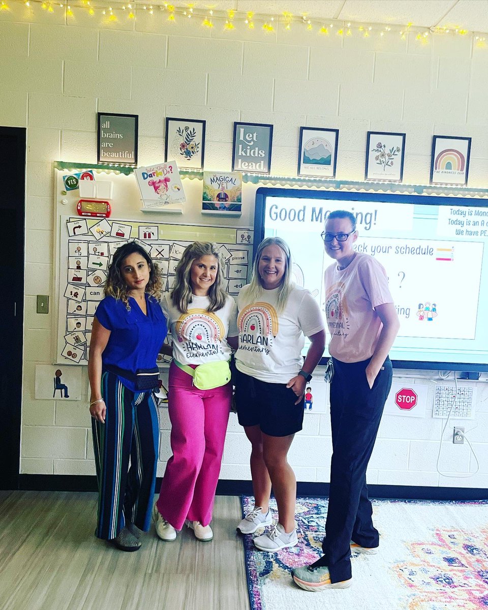 Room 109 is ready for an amazing school year! 🌈❤️ <a href="/HarlanElem/">Harlan Elementary</a> <a href="/BirminghamPS/">Birmingham Schools</a> #BirminghamBrilliance