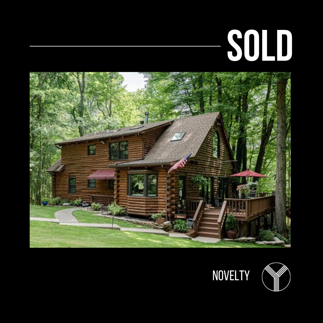 Vacation home anyone? Congrats to the new owners of this beautiful log cabin in Novelty sold with The Young Team this month!

#TheYoungTeam
#FindYourYes
#ClevelandRealEstate
#Novelty
#VacationHome
#Sold
#WorkWithTheBest
<a href="/eytanrose/">Ethan Rose</a>