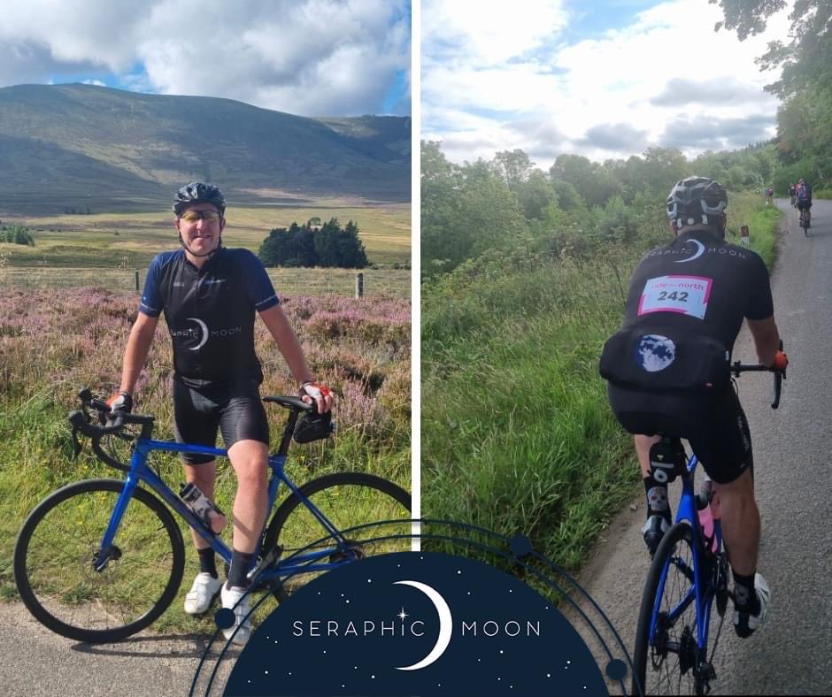 Seraphic Moon 🌙 on Tour <a href="/ride_the_north/">ride the north 🚴🏻‍♀️🚴🚴‍♂️🏴󠁧󠁢󠁳󠁣󠁴󠁿</a> #DeliveryGuy #friendlycourier #stonehaven #moray #luxurygifts #soywax #Candle