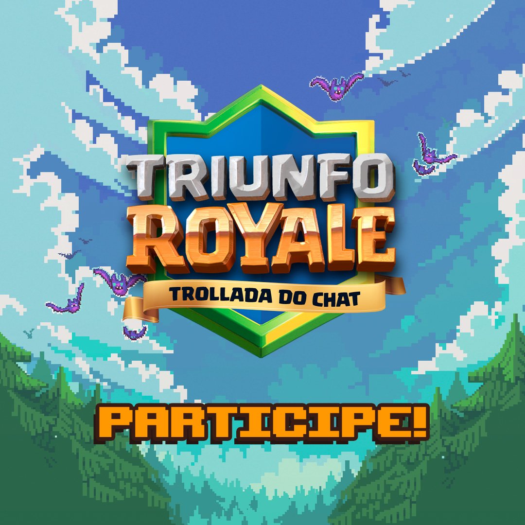 fepa_cr's tweet photo. Hoje inicia a 4° etapa do Triunfo Royale com os criadores de conteúdo @ClashRoyaleBR convoco vocês meus amigos e amigas Clash a participar do torneio classificatório na minha live e quem sabe vamos jogar juntos na próxima fase 💪😎🇧🇷
https://t.co/Y8VFtfVszR
#clashroyale #teamfepa https://t.co/AUvQ7hSNiV