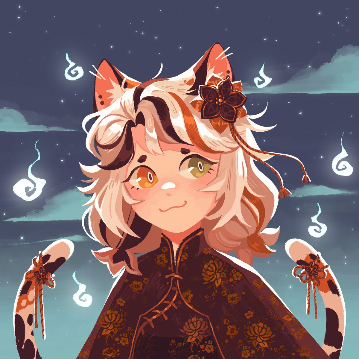 The 1/1 I made for <a href="/catsinthecups/">Cupcats</a> catgirls <3
Mint is live !