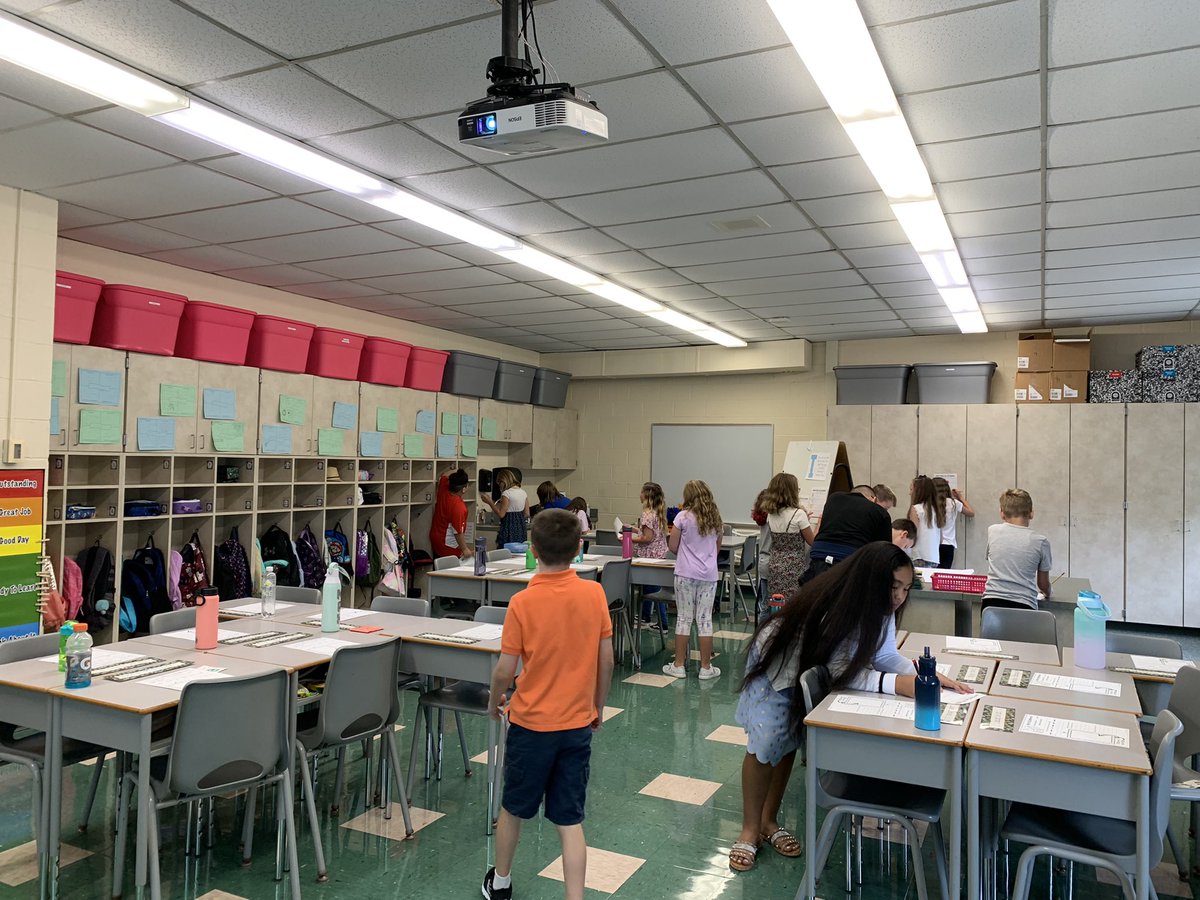 We had a great day building our classroom community and getting to know more about one another for our first day of 4th! <a href="/JonestownElem/">Jonestown Elementary</a>