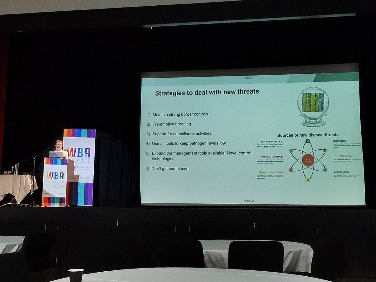 Grant Hollaway outlining guidelines to deal with new disease threat in Australia #WBA2022
