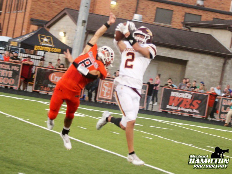 Michael Hamilton (@mwhham9292) on Twitter photo <a href="/carson_patrick2/">Carson Patrick</a> making history as he was the first player to score a touchdown on the new Raceland field <a href="/carson_patrick2/">Carson Patrick</a> making history as he was the first player to score a touchdown on the new Raceland field