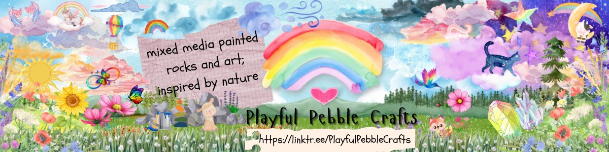 PebblesBC's tweet image. Just a peek at part of the new mixed media cover photo for the shop. What do you think?

#rockartist #rockpaintingartist #handpaintedrocks  #playfulpebblecrafts #handpainted #paintedrocks #pebbleart #pebblepainting #rockpainting #rockart  #pebbleartist #followme #morelikes