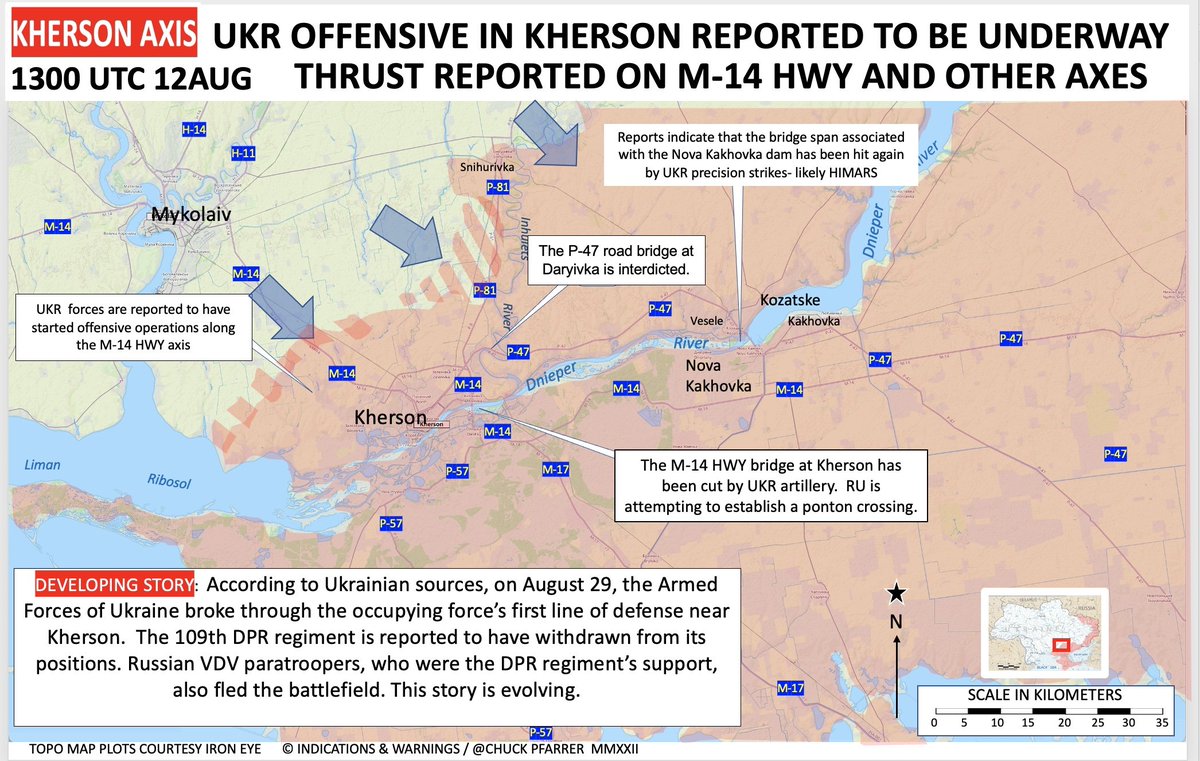 🇺🇦👉 Latest news! : The Ukrainian Army has launched a massive attack on Unan Kherson. The troops successfully penetrated the Russian army's first line of defense and forced the Russian army to retreat. #US #UK #Ukraine #Russia #Ukraine #NATO #Russia #USA #NATO #Kherson