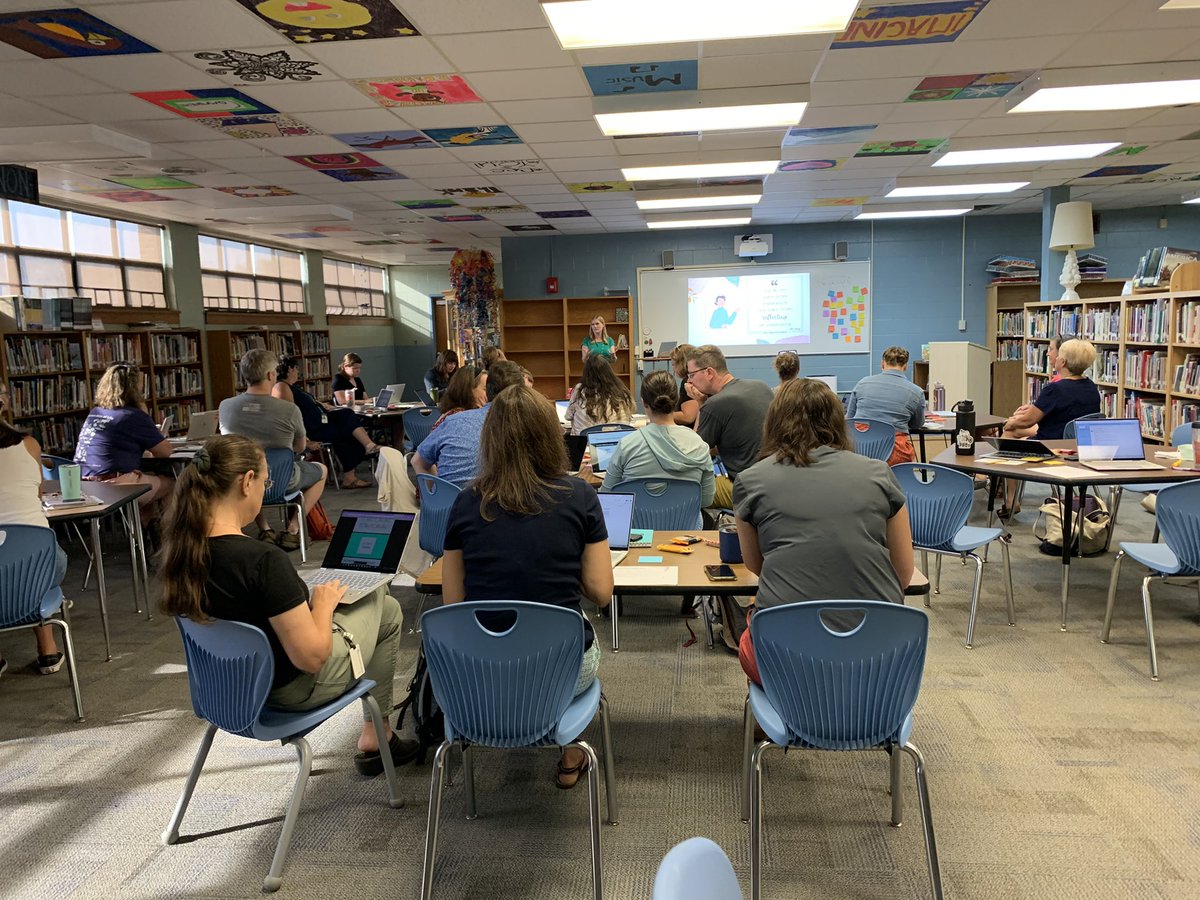 Fantastic work by our middle school teachers w/district coaches today. Getting ready for welcoming students! <a href="/mmuusdvt/">MMUUSD</a> <a href="/CamelsHumpMS/">Camels Hump Middle School</a> <a href="/VTEducation/">Vermont Agency of Education</a>