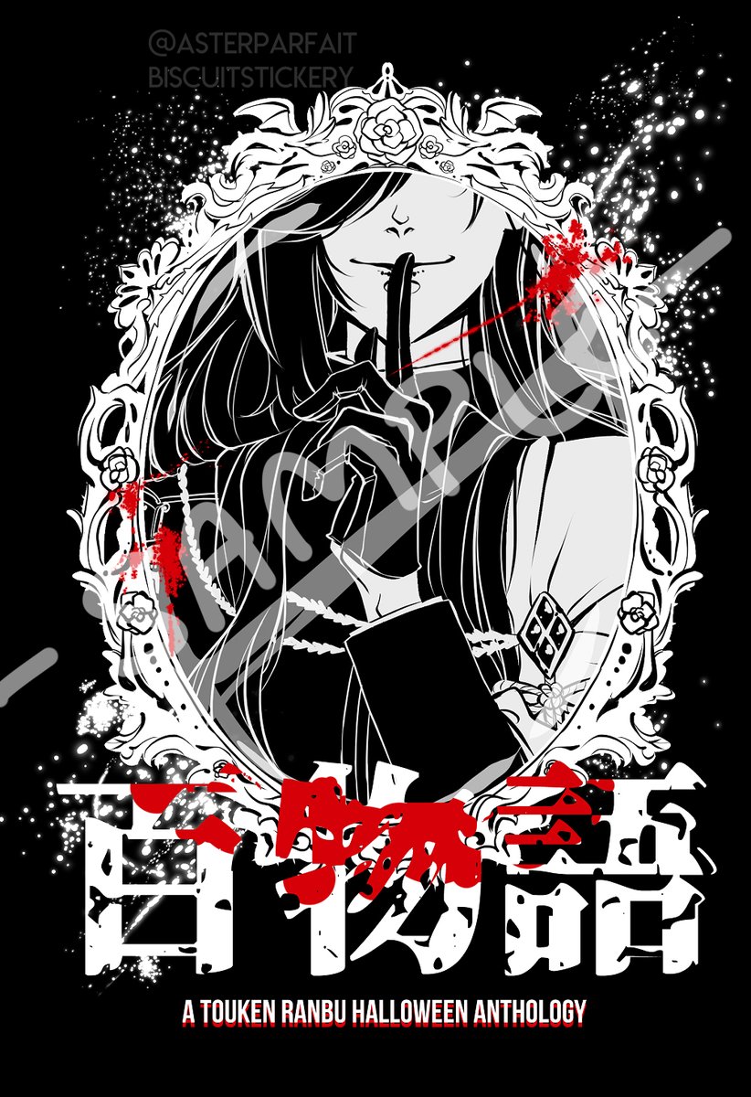 asterparfait's tweet photo. ✨[PRE0RDERS OPEN]✨
Preorders for Hyakumonogatari, a #ToukenRanbu + Halloween themed fanthology, are open from now until sunday sept 18th! 🎃
Book-only &amp; book+merch bundles in the link below! ⬇️ https://t.co/bkB5mOaYDE
