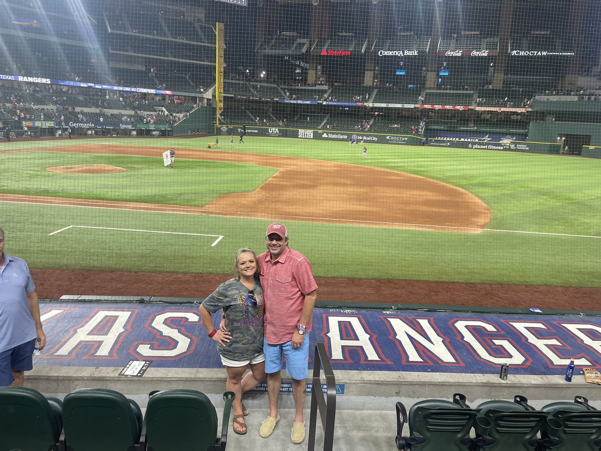 CariDenese's tweet photo. Loved watching the Texas Rangers Saturday!! So excited to get my Adrian Beltre bobble head!!! 💙#texasrangers https://t.co/e8ur1byfAZ