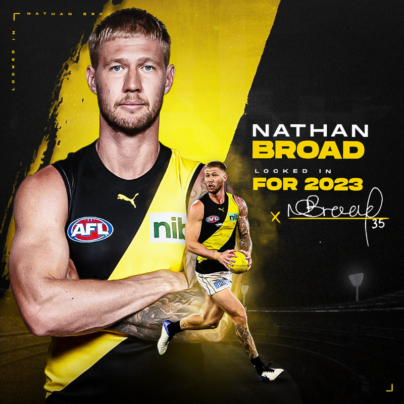 Richmond_FC's tweet photo. Nathan Broad is locked in for 2023 🔐