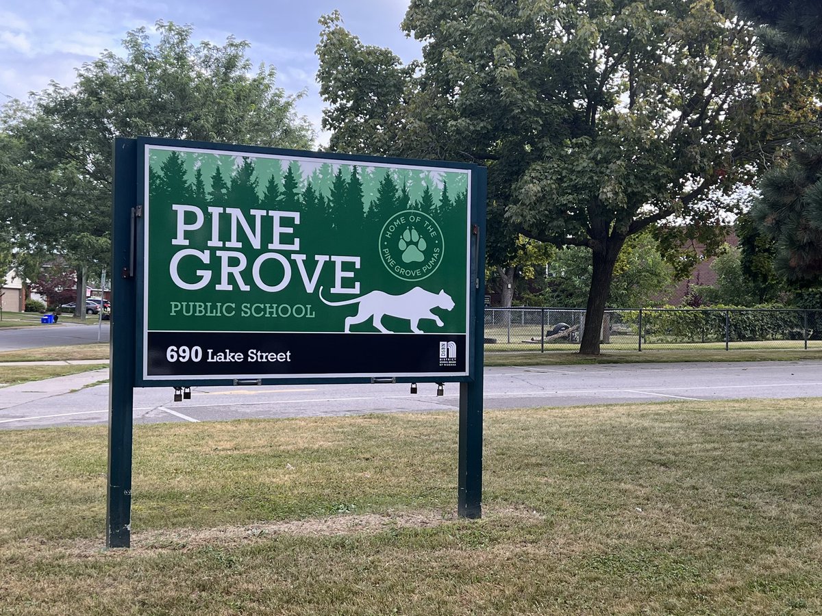Pine Grove P.S. 🌲 (@pinegroveps) on Twitter photo Hello Puma families! We are looking forward to welcoming everyone back on September 6th!  Our school office is open this week. Please call or stop in if you are new to the area and need to register your child for school. Thank you to the <a href="/dsbn/">District School Board of Niagara</a> for our awesome new sign!! 🌲 Hello Puma families! We are looking forward to welcoming everyone back on September 6th!  Our school office is open this week. Please call or stop in if you are new to the area and need to register your child for school. Thank you to the <a href="/dsbn/">District School Board of Niagara</a> for our awesome new sign!! 🌲