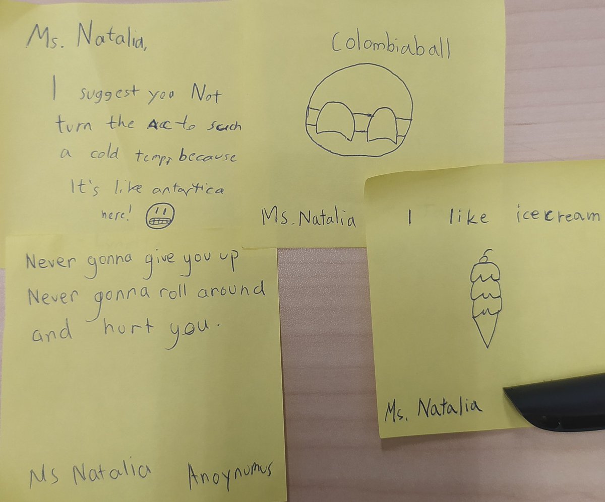 Wonderful start to week two <a href="/EdTech_ISF/">EdTech @ The ISF Academy</a>. Having a 'Feedback Box' in the classroom is another way to connect with students. 😀