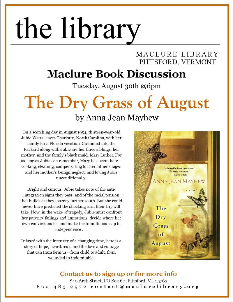 LibraryMaclure's tweet image. Tuesday 8/30 Book Discussion 6pm - mailchi.mp/61140226fb82/t…