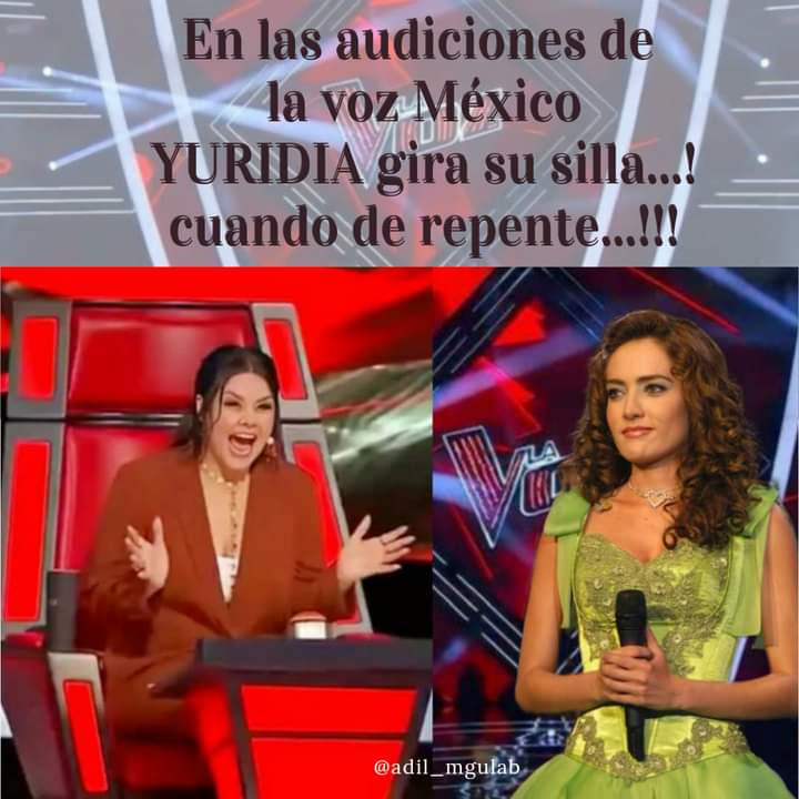 Yurifans_CDMX's tweet photo. YURIDIA ES LA VOZ
Lastima que @Joletteoficial no hizo casting para @LaVozTvAzteca ella sería la finalista que le daría el gane a @yuritaflowers hoy en #FinalLaVoz https://t.co/JO5xX44FB3