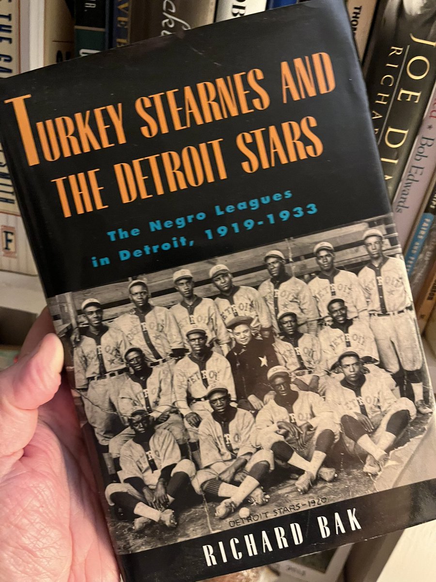 Getting lots of Qs about the great Norman “Turkey” Stearnes of the Detroit Stars after my @npratc story this weekend. May I recommend this book…