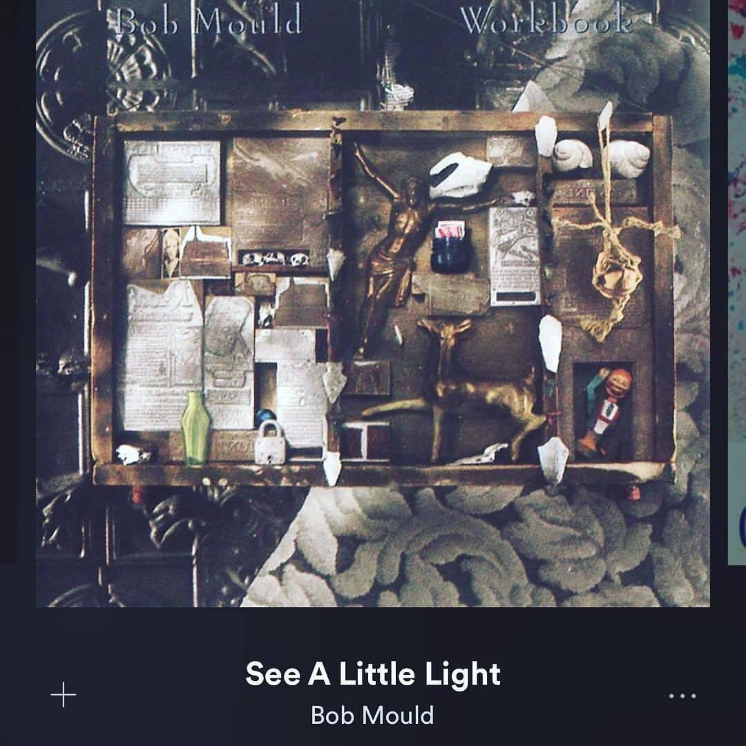 thescreendoor's tweet photo. If you are in need of some sunshine in your life, cue up @bobmouldmusic and you will immediately feel better. #bobmould #seealittlelight #nowplaying https://t.co/vQAEVPBmwL