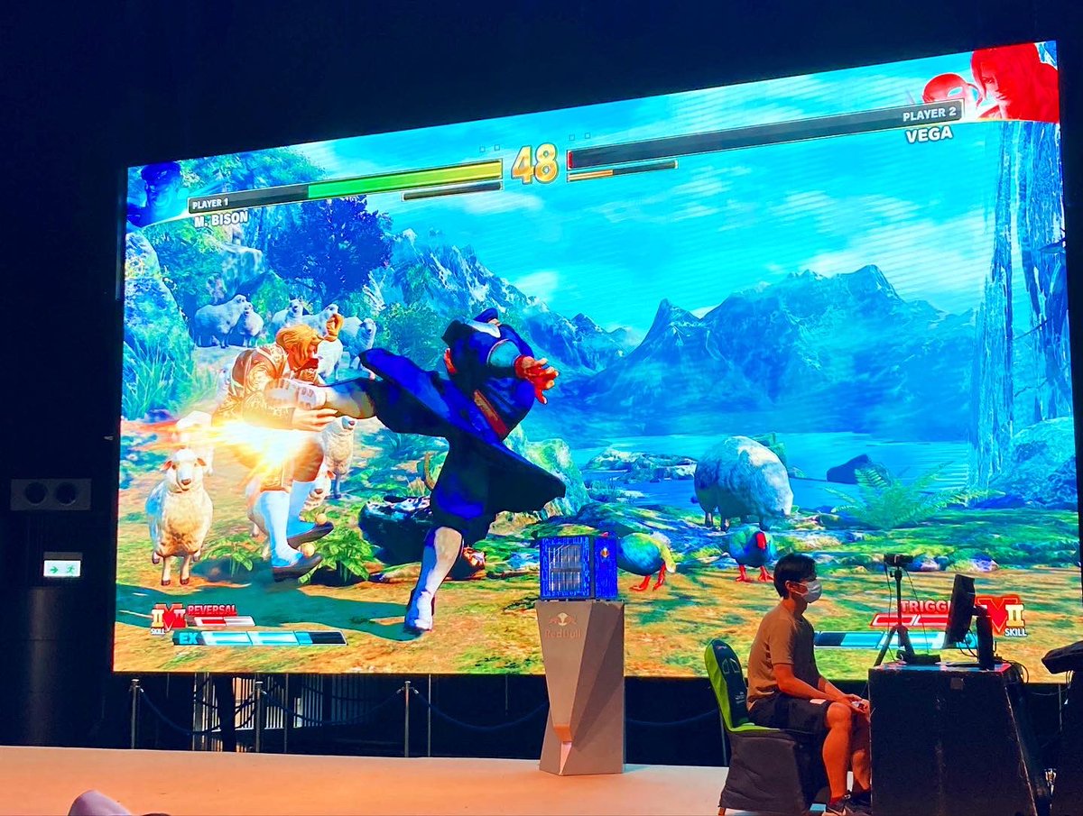 devils0459's tweet photo. Commentating for Redbull TOROS, a SFV tournament in Hong Kong🥰 https://t.co/H4zwZoRRtB