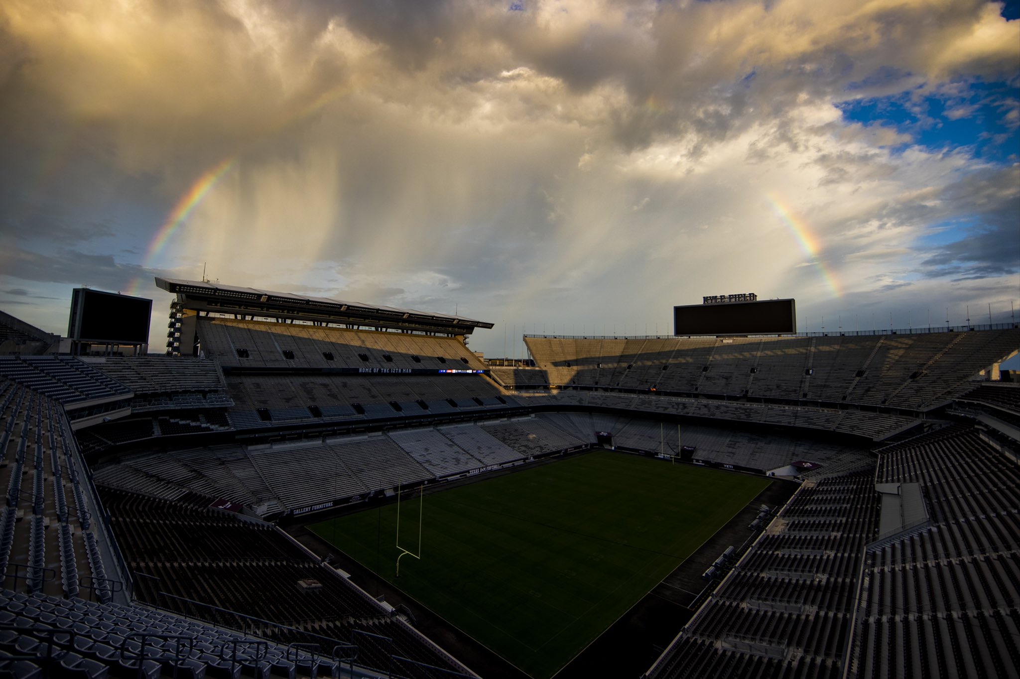 Texas Tech Football Stadium Sunset