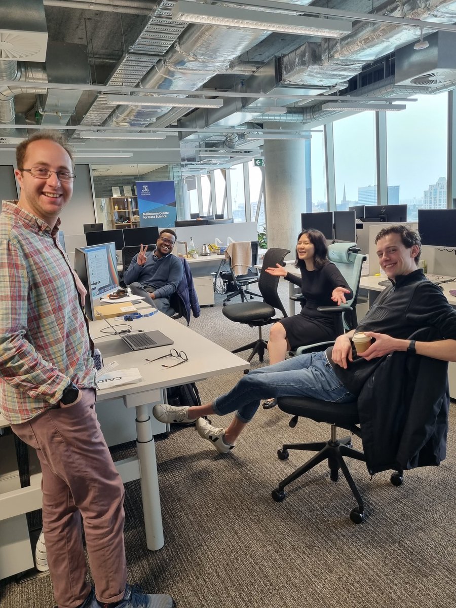 GabbyJTB's tweet photo. My happy workmates talking ethereum ecosystem updates at @CAIDE_UoM this morning �� @melbconnect https://t.co/KABvznJk1y