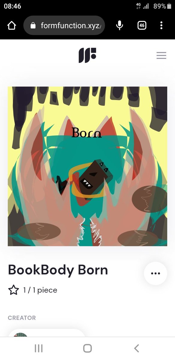 jiwolegowo's tweet photo. #AuctionStart Now On @formfunction 
"BookBody Born"
Current bid : 0.01 $SOL start by @1nsanity88 
Thanks sir @1nsanity88 
You make my day
22 hours remaining time
Every Participant will get pNFT
Feel Free to join bid
👇
https://t.co/yTwsQhxNFg
______
@collector_sh @NFTindonesia_ https://t.co/zddGCxKzdA