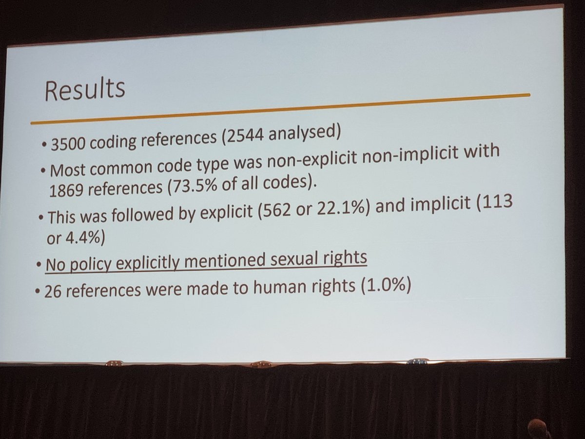 SexLifeTherapy's tweet photo. No sexual gealth policy mentioned sexual rights.
Sama Balasubramanian is presenting our research on sexual rights in sexual health policies in Oz. 
https://t.co/Qv4VDznjSW
 
#sh2022 #hivaids2022 #SexualRights #WAS_org #USyd https://t.co/vy4smvnXun