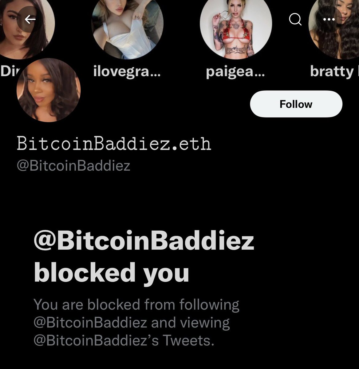 You can run @BitcoinBaddiez, but you can’t hide. Stop lying and scamming people.