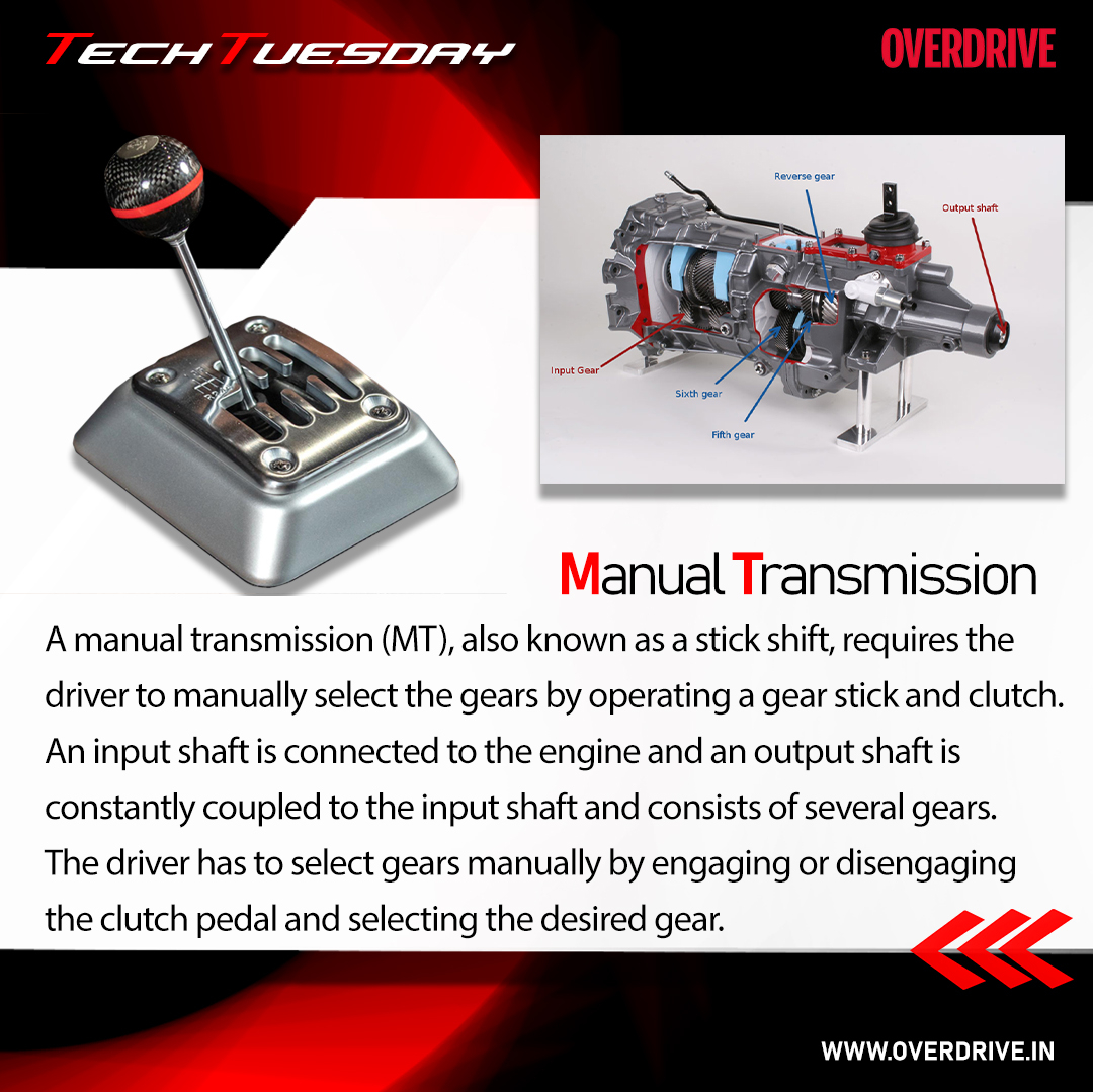 odmag's tweet photo. It's Tech Tuesday today and we are talking about the different types of Transmission systems. As cars are getting more advanced, so are the transmission systems.
#techtuesday #technical #knowledge #gearbox #transmission #manual #automatic #paddleshift #AT #MT #CVT #AMT #DCT https://t.co/QvK0N2F1DH