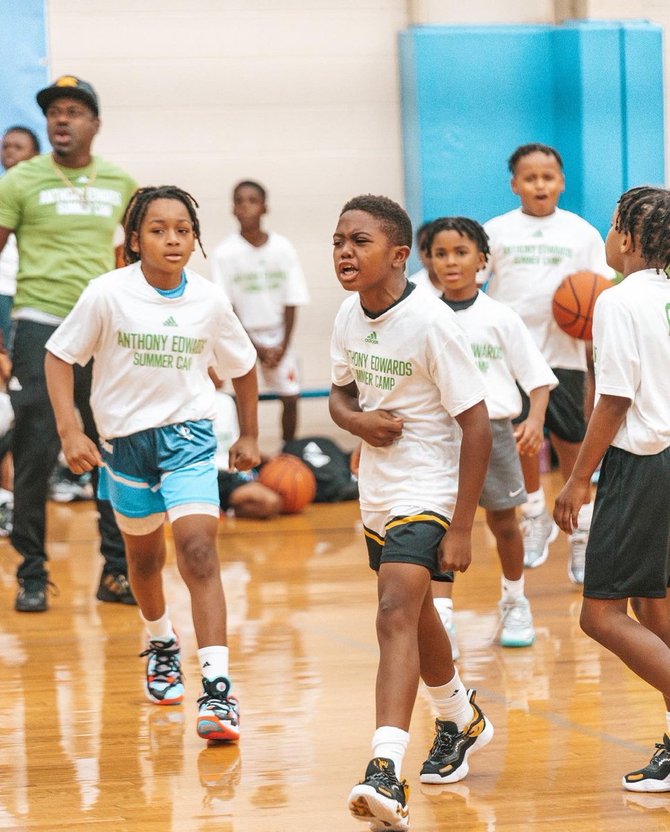 anthonyedwards's tweet image. The Anthony Edwards Camp keeps getting bigger and better every year! We appreciate every kid that came out, every parent that brought their kid(s) and stayed, and everyone from the AE5 family that volunteered. Stay tuned because it’s only going to get bigger. 

#AntCamp #AE5