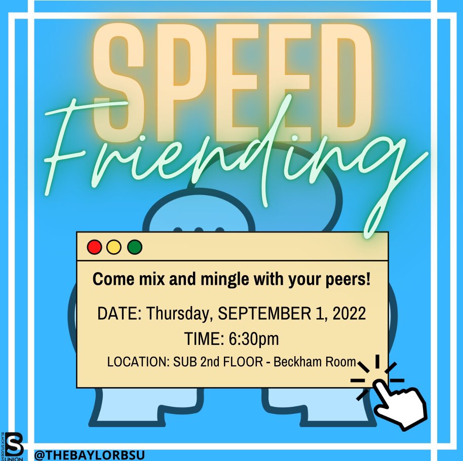 It’s finally here!! Join us on the second floor of the SUB this Thursday 6:30pm! You won’t want to miss this!