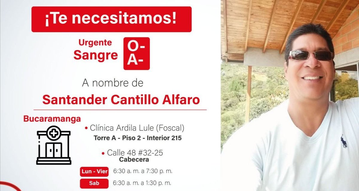 Un señor de nombre particular, buen humor y gran sonrisa necesita ayuda. A quienes puedan apoyar con una donación o compartiendo la información les agradezco mucho.

La esperanza es que él, mi papá, pueda agraderles después.
