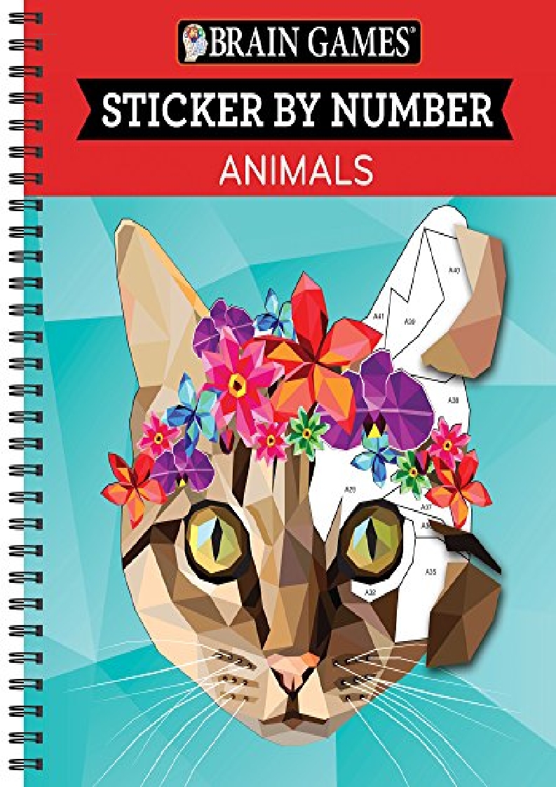 ebook download free Brain Games - Sticker by Number: Animals (28 Images to  Sticker) / Twitter